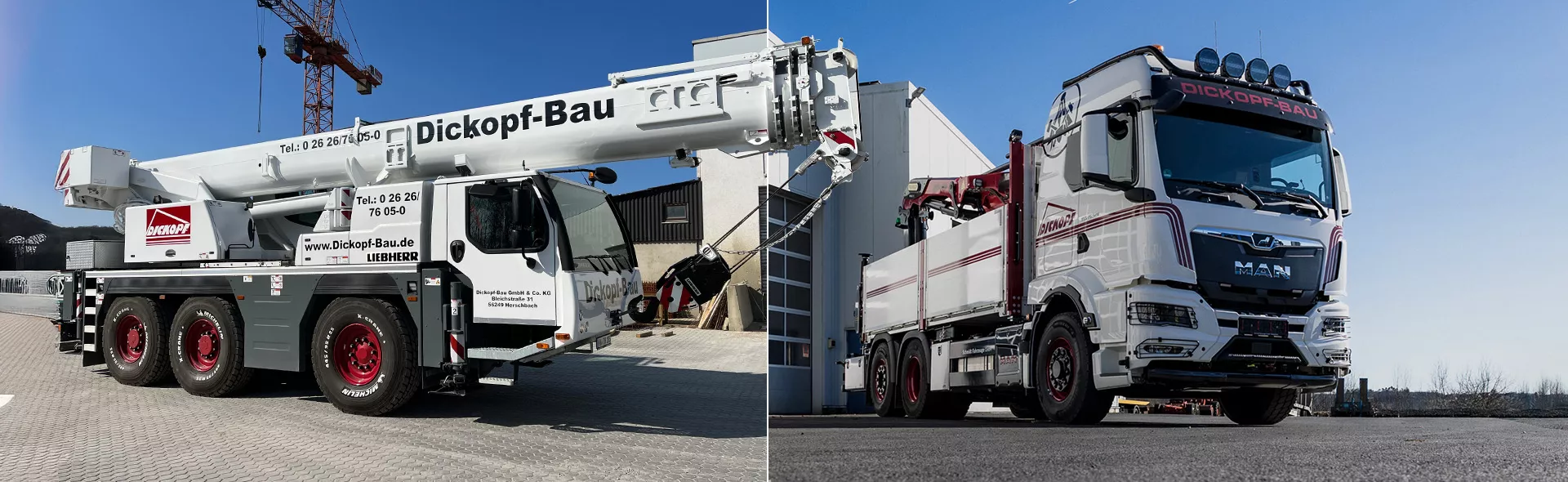 Mobilkran Verleih Kranwagenverleih Lkw mit Ladekran