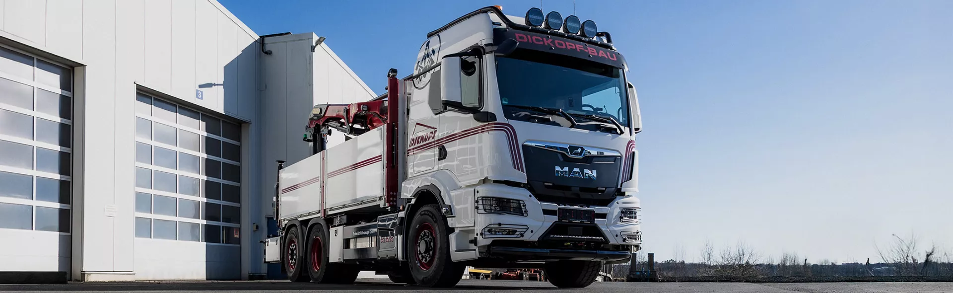 Neuer Lkw Dickopf-Bau Heckkran