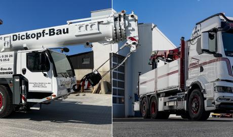 Mobilkran Verleih Kranwagenverleih Lkw mit Ladekran