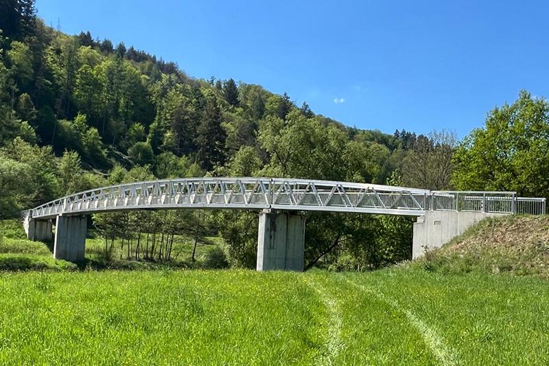 ABEL & WEIMAR, Brücke Lahnradweg Ingenieurbau Ferstigstellung