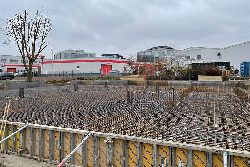 Industriebau Gewerbebau Bodenplatte AMEFA Limburg