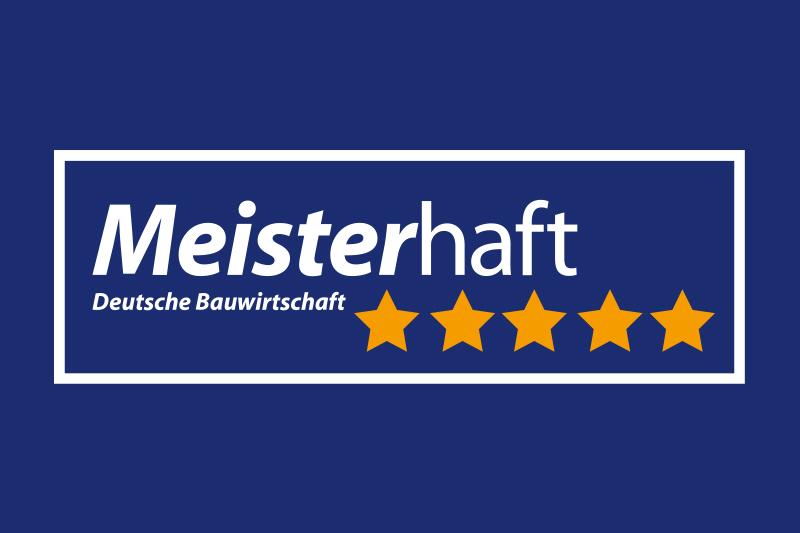 Meisterhaft Deutsche Bauwirtschaft Logo 5 Sterne Zertifizierung