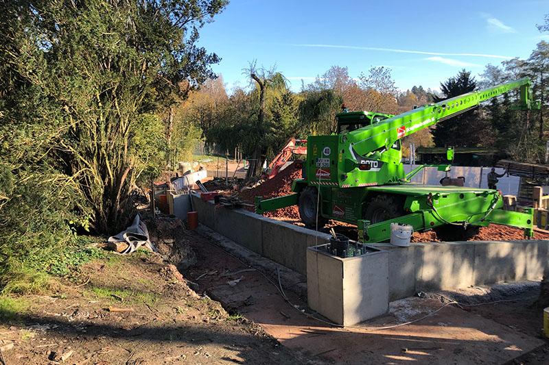 Industriebau Gewerbebau Zoo Opelzoo Baustelle 3