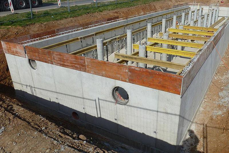 Regenüberlaufbecken - Kiedrich Ingenieurbau