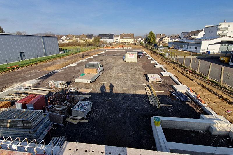 Baustelle Industriebau Gewerbebau Systeambau Grzenia - Sinzig 1