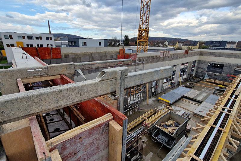 Baustelle Industriebau Gewerbebau Systeambau Grzenia - Sinzig 4