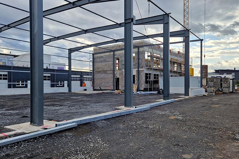 Baustelle Industriebau Gewerbebau Systeambau Grzenia - Sinzig 5